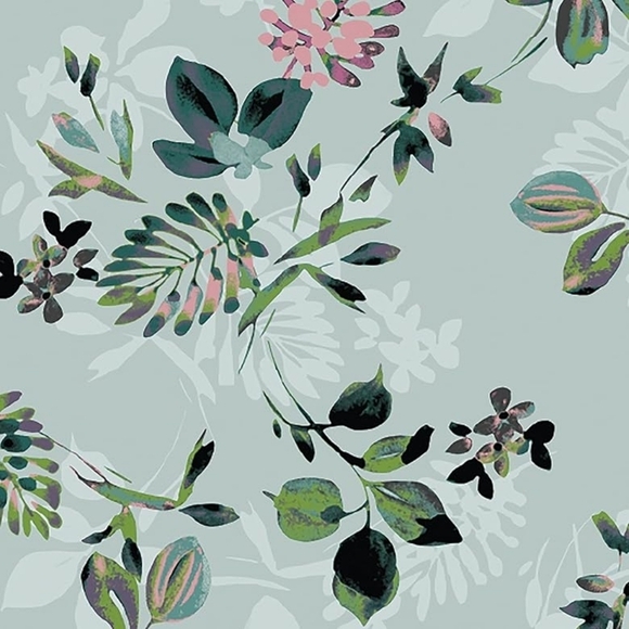 Vera Bradley "Seawater Blossoms" Tote - Picture 14 of 15